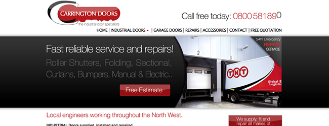 Web Design and Development - Carrington Doors
